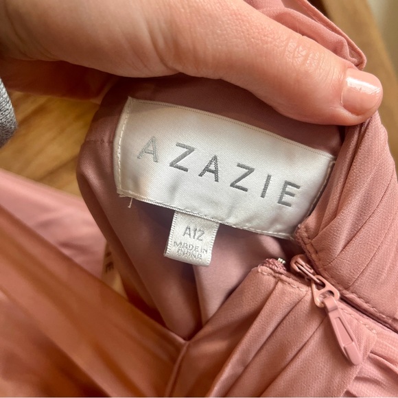 Azazie Kora Bridesmaid Dress in Dusty Rose + Garment Bag - Picture 7 of 9